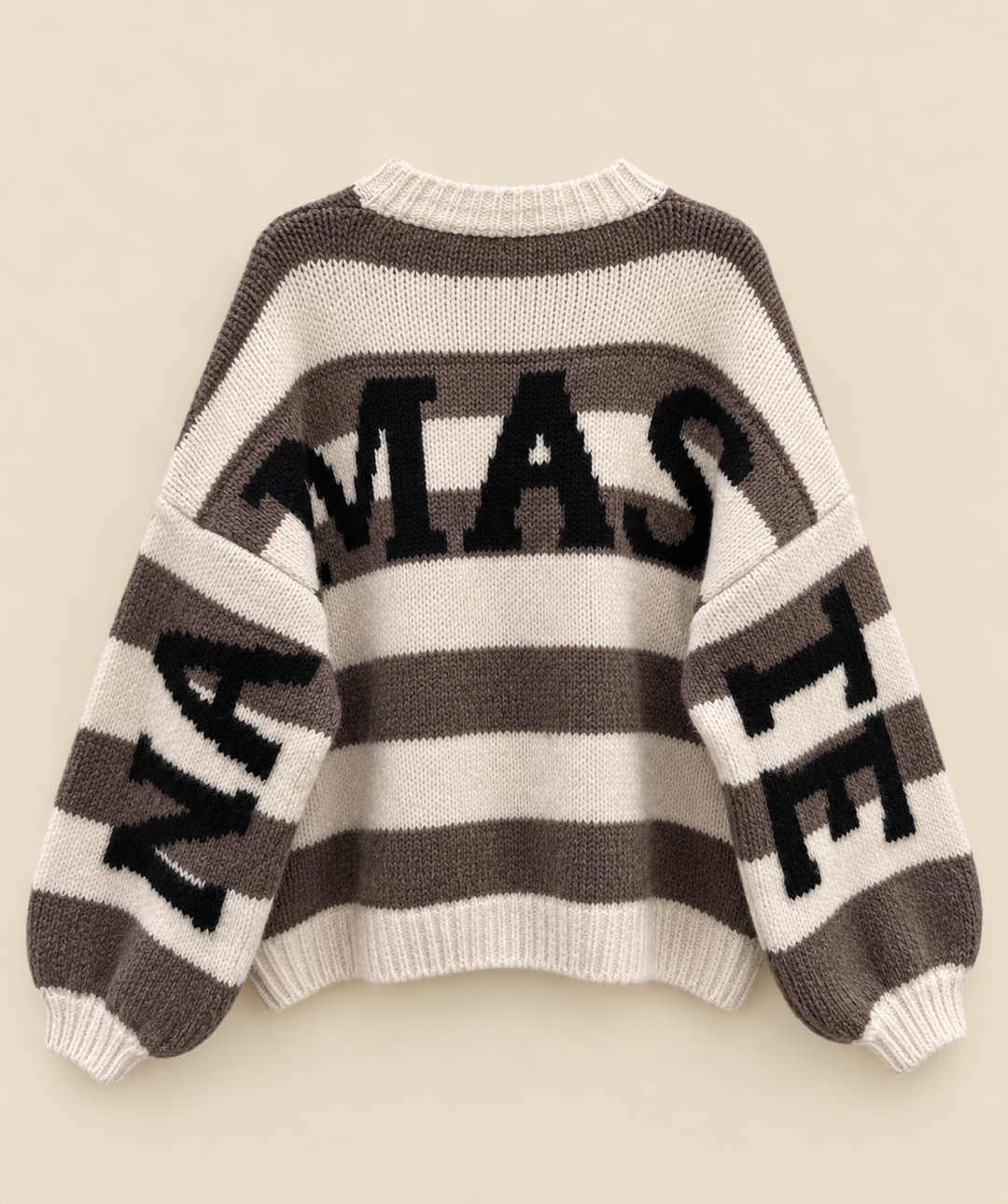 STREIFEN STRICKPULLOVER NAMASTE - versch. Farben