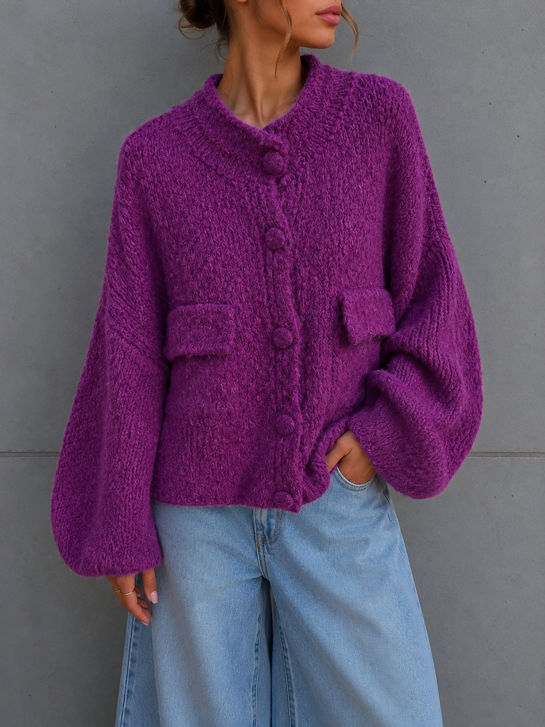 STRICKJACKE HARMONY - versch. Farben