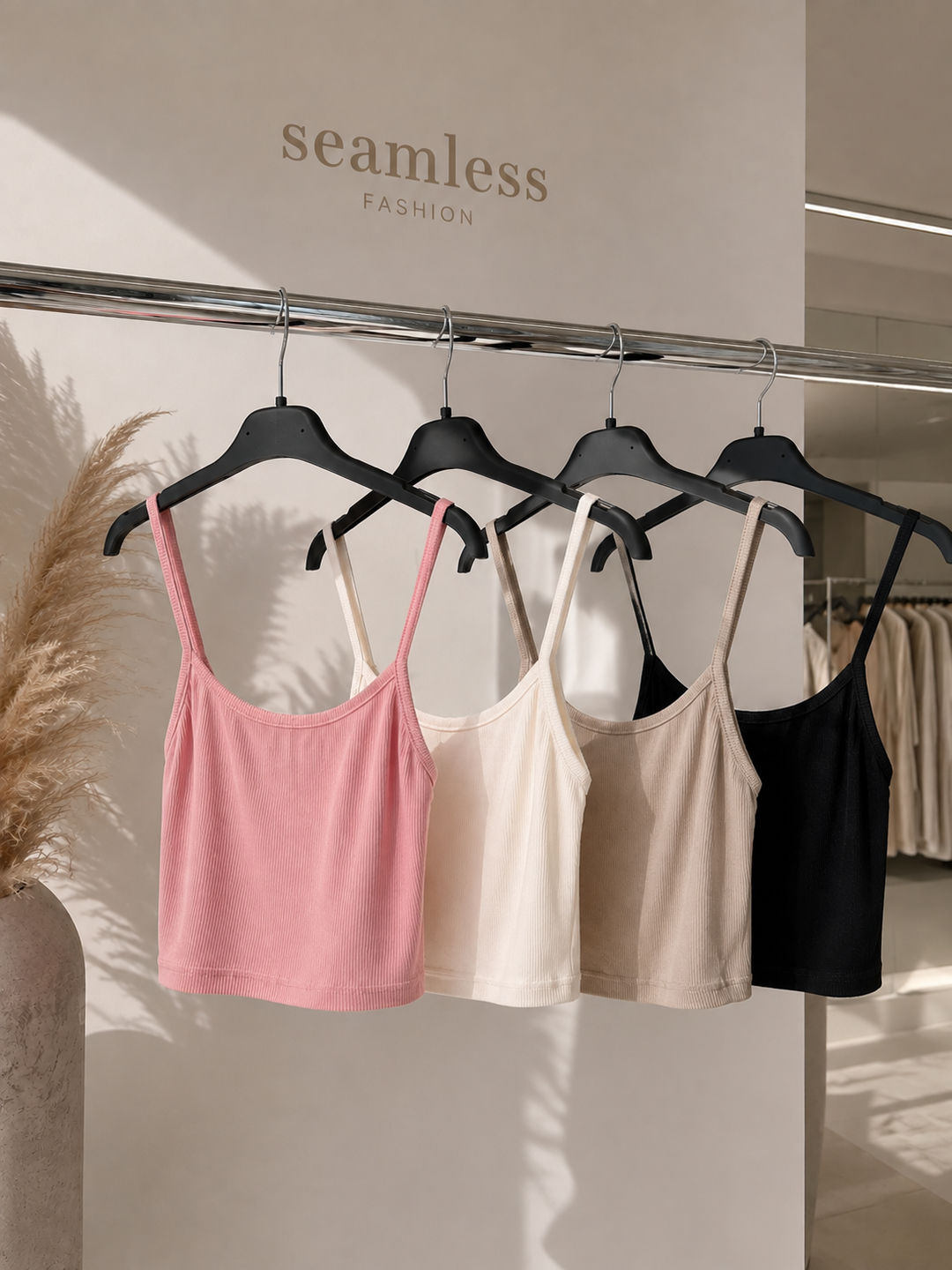 BASIC CROP TOP - versch. Farben