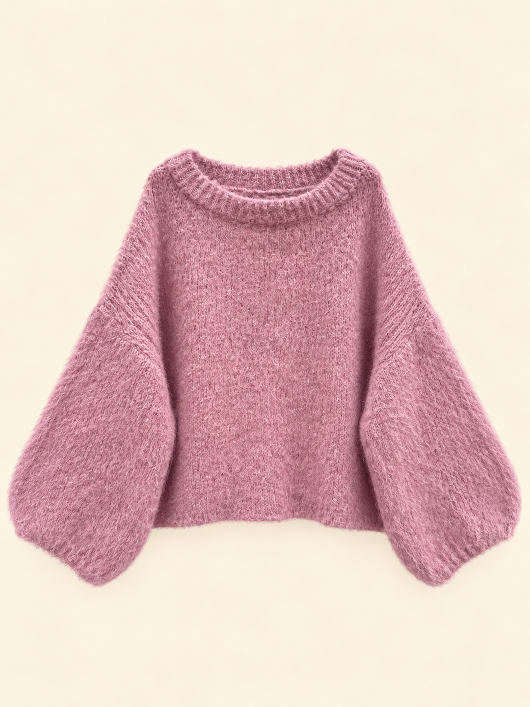 BASIC COZY STRICKPULLOVER - versch. Farben
