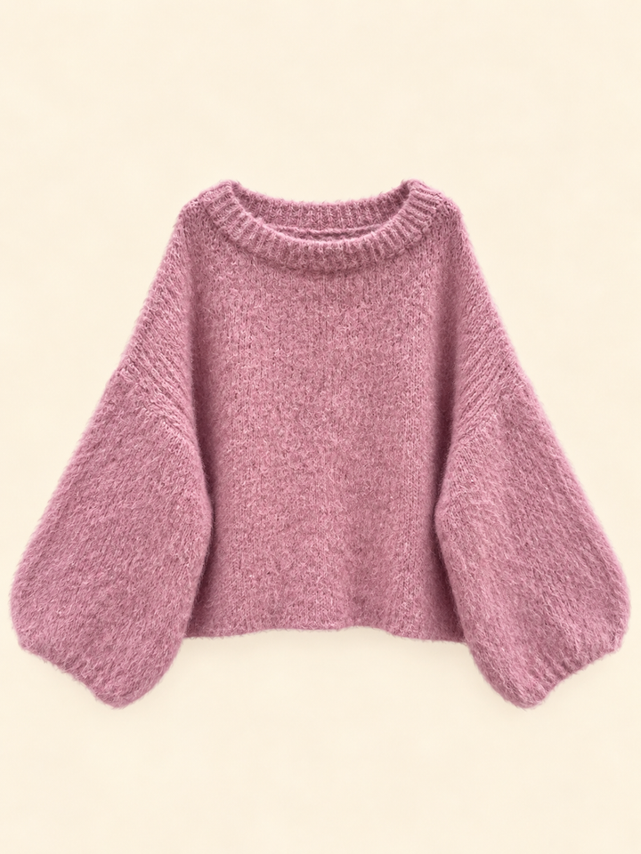 BASIC COZY STRICKPULLOVER - versch. Farben