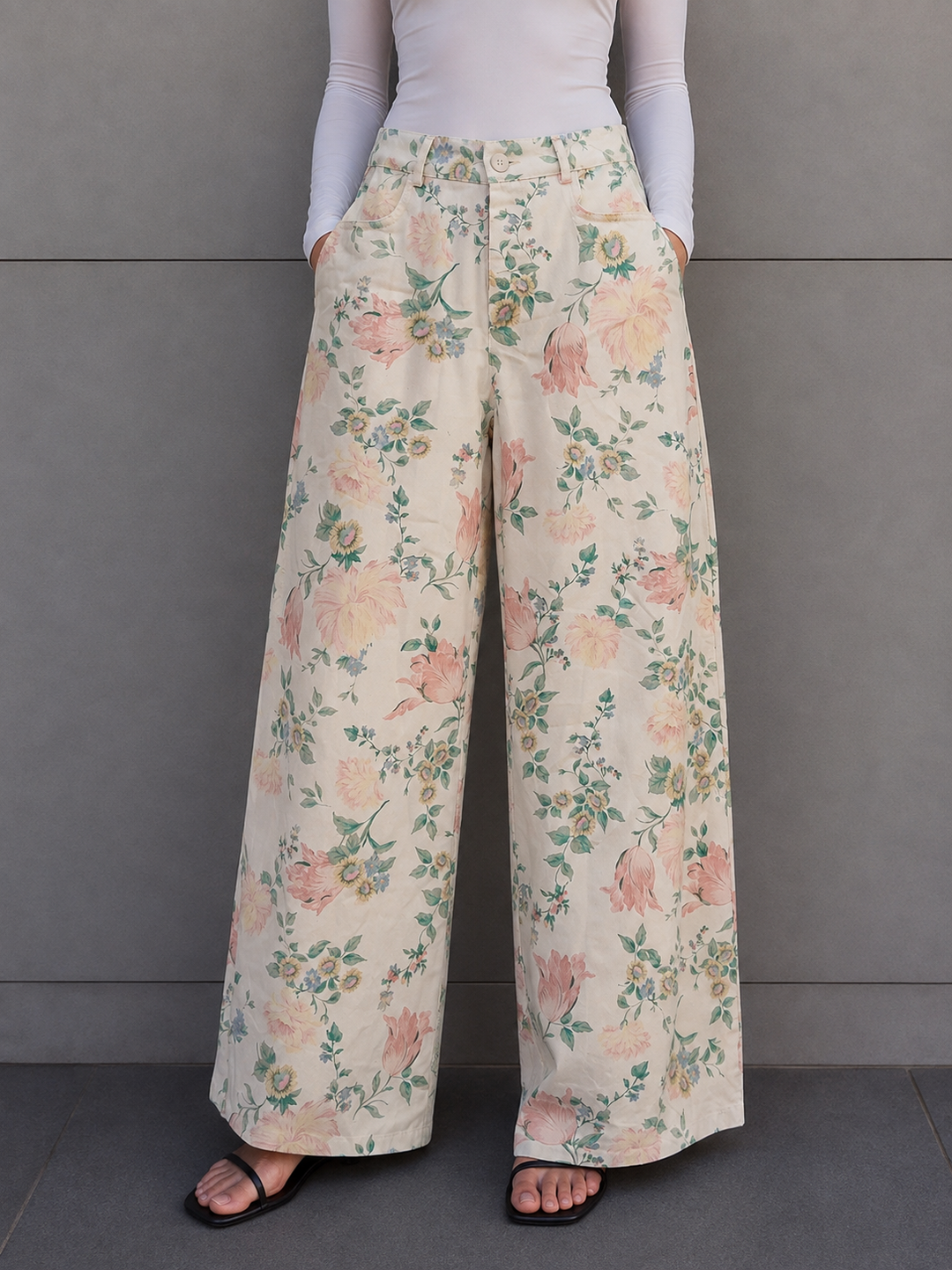 WEITE FLOWER JEANS
