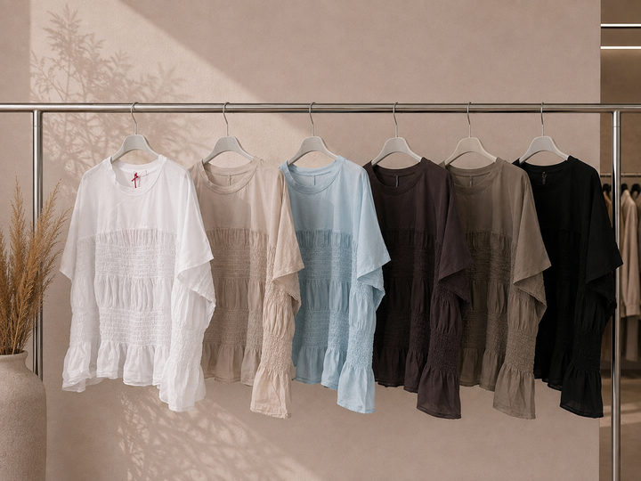 LOCKERES SHIRT MELLO - versch. Farben