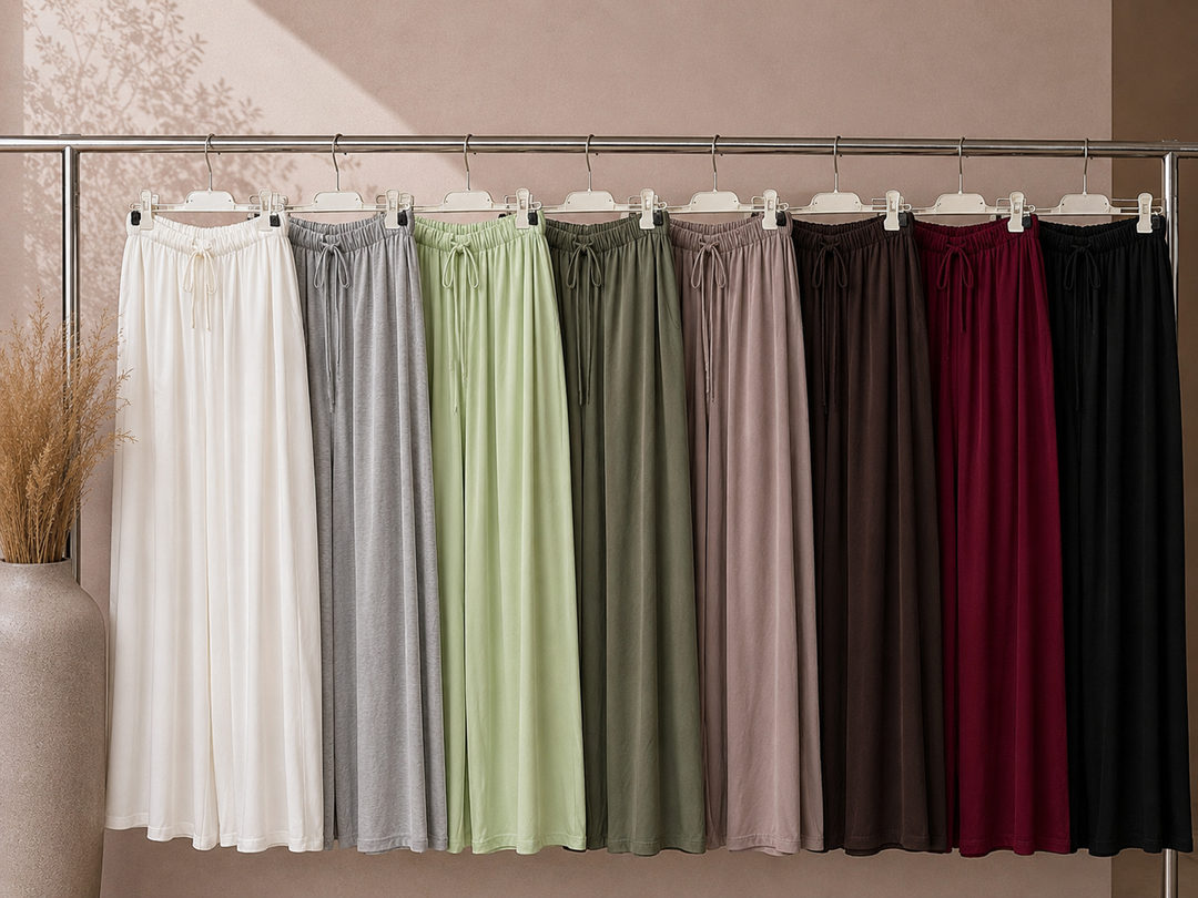 WEITE VISKOSE HOSE SHERLY - versch. Farben