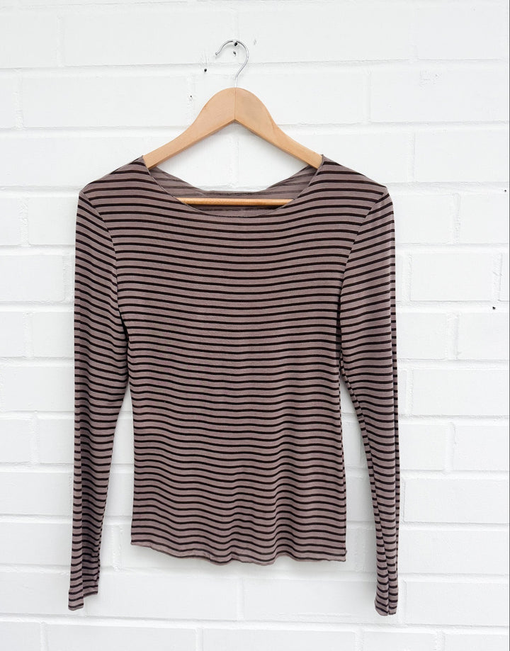 STREIFEN KASCHMIR LONGSLEEVE - versch. Farben