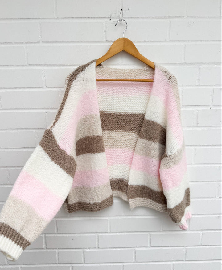 STREIFEN CARDIGAN MILA - versch. Farben