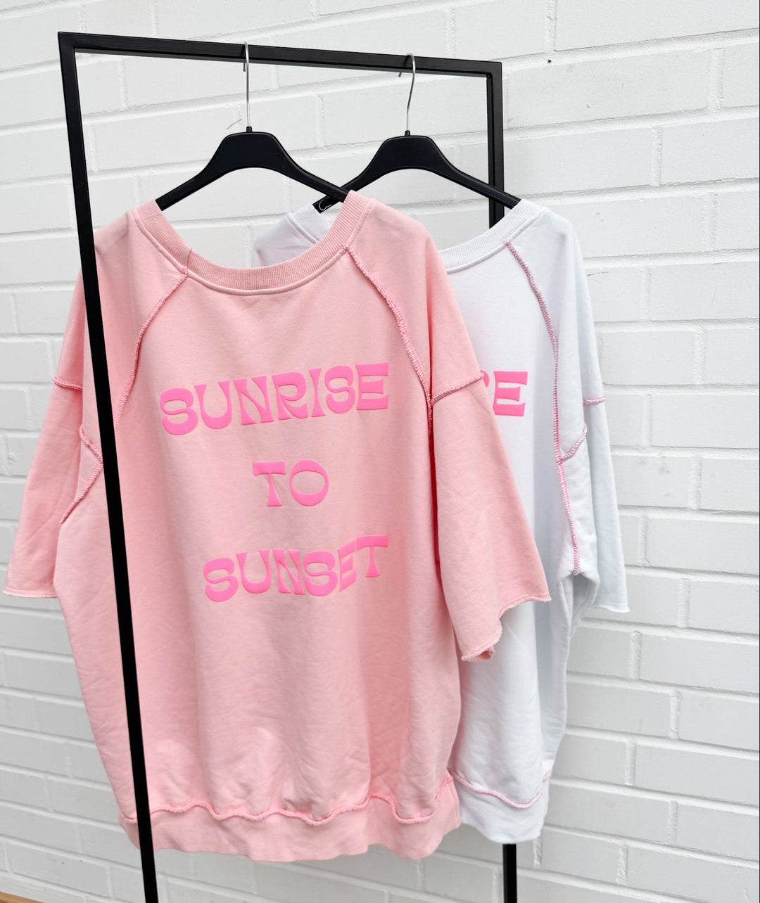 KURZARM SWEATSHIRT SUNRISE - versch. Farben
