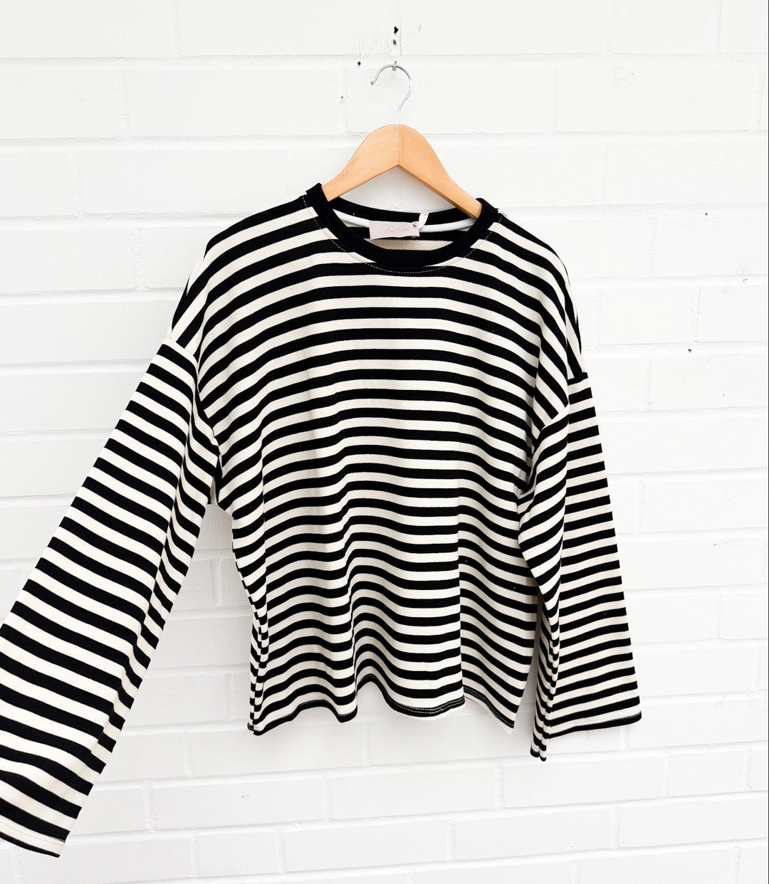 LOCKERES STREIFEN LANGARM SHIRT MON - versch. Farben