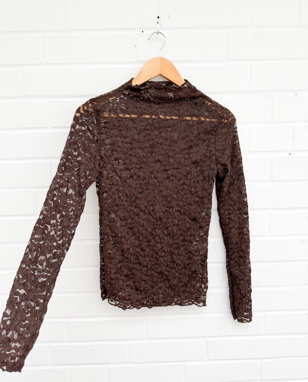 LACE LANGARM SHIRT LOUISA - versch. Farben