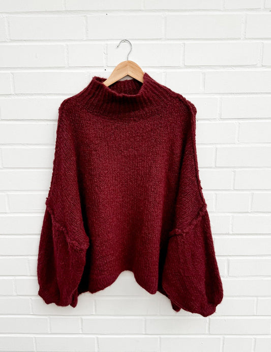 OVERSIZE STRICKPULLOVER MAIRA - versch. Farben