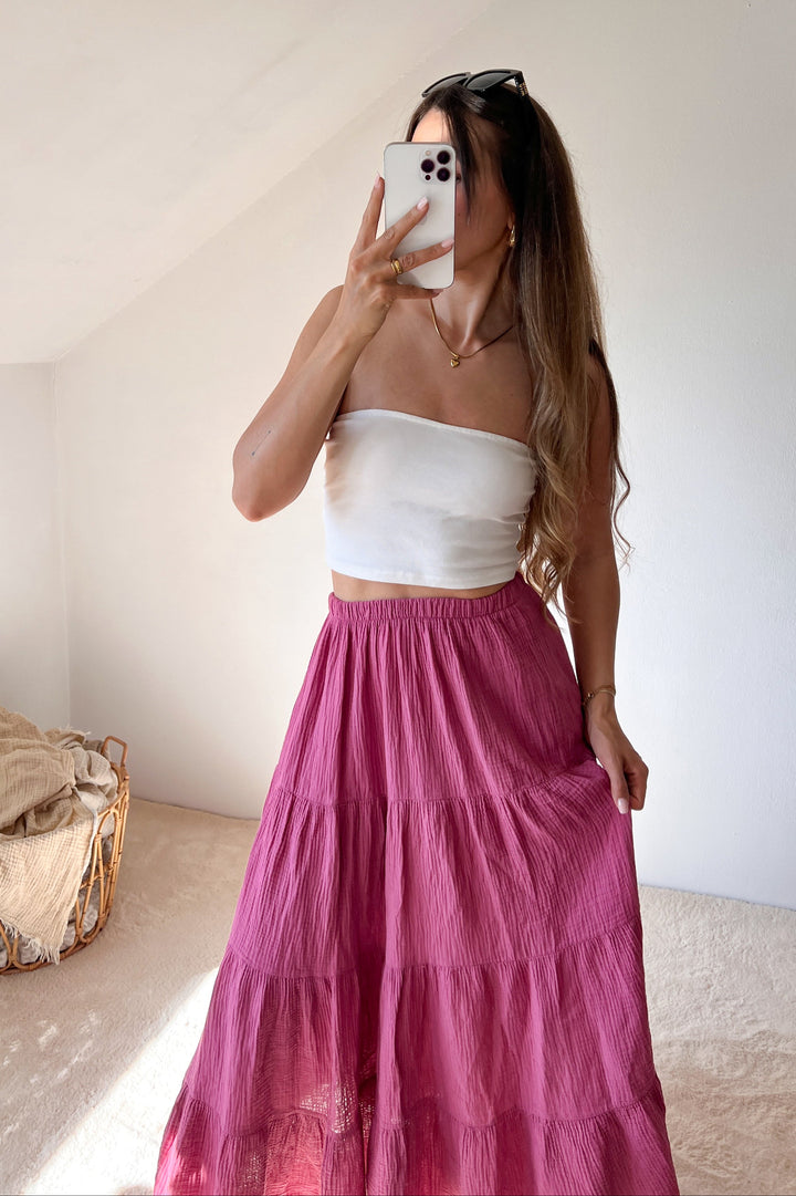 MAXI MUSSELIN ROCK - versch. Farben