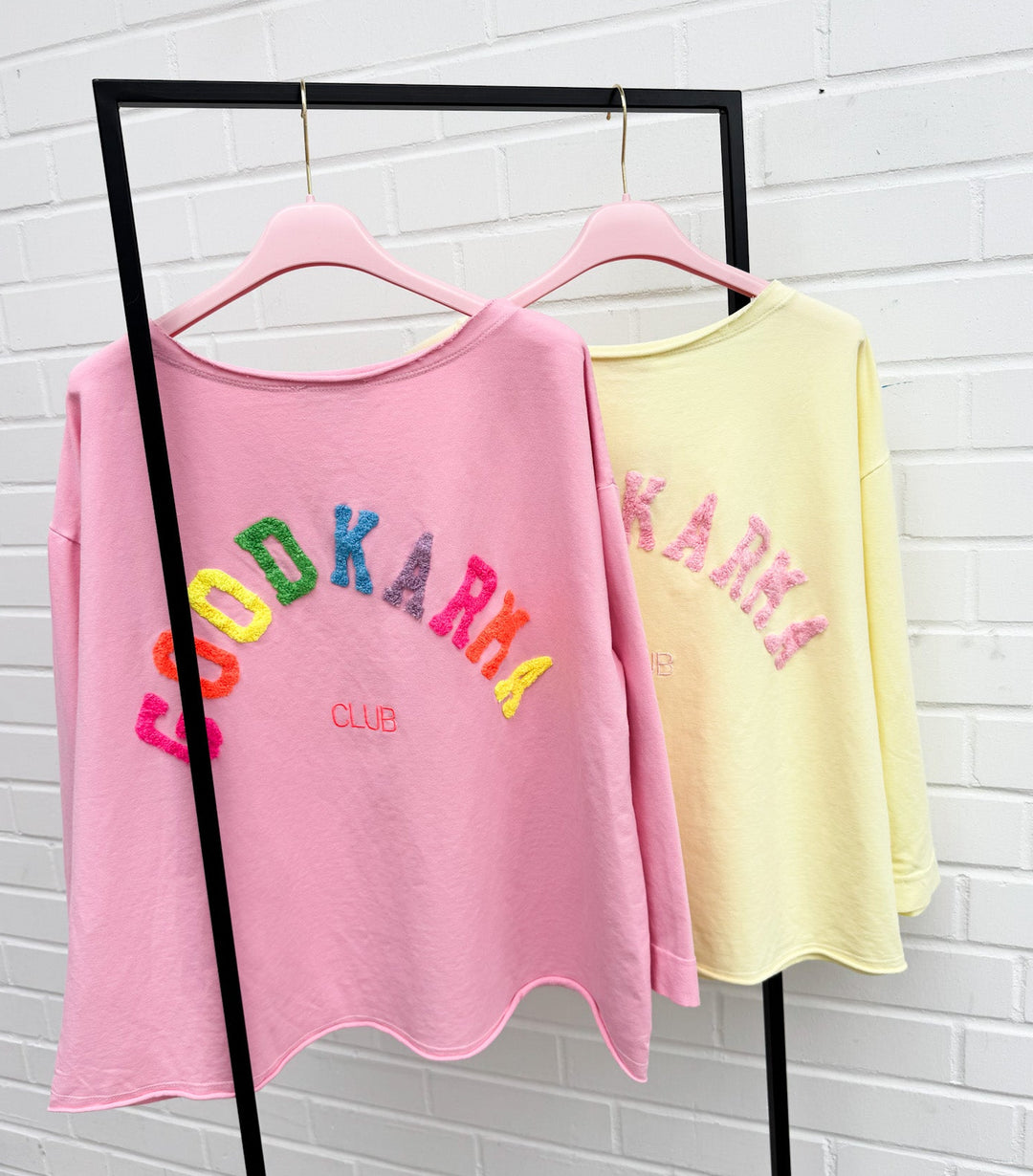 OVERSIZE LAMGARM SHIRT GOOD KARMA - versch. Farben