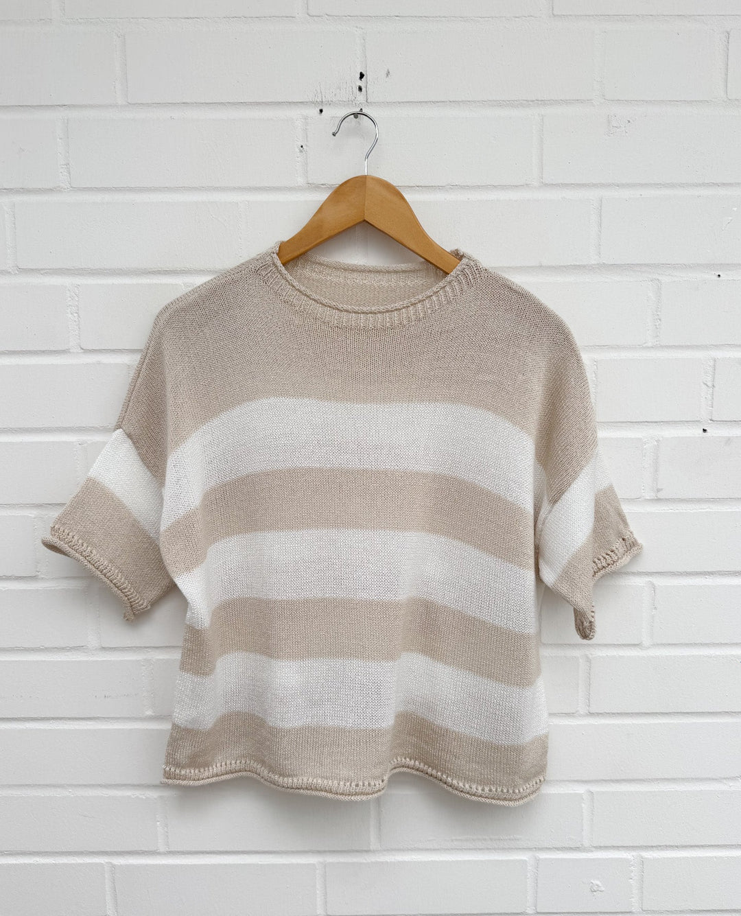 BLOCKSTREIFEN STRICKSHIRT - versch. Farben
