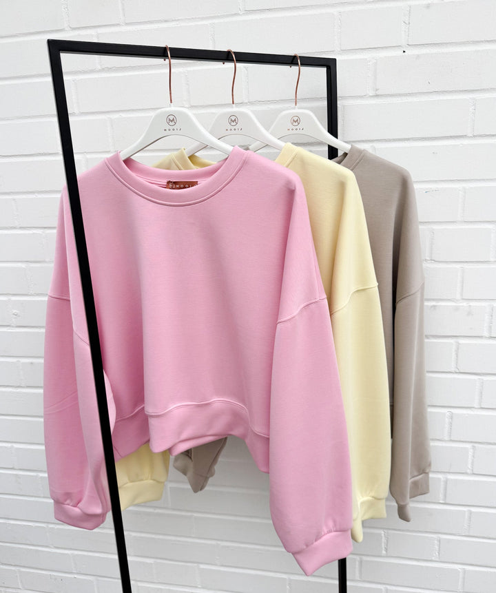 SUPER SOFT CROP SWEATSHIRT - versch. Farben
