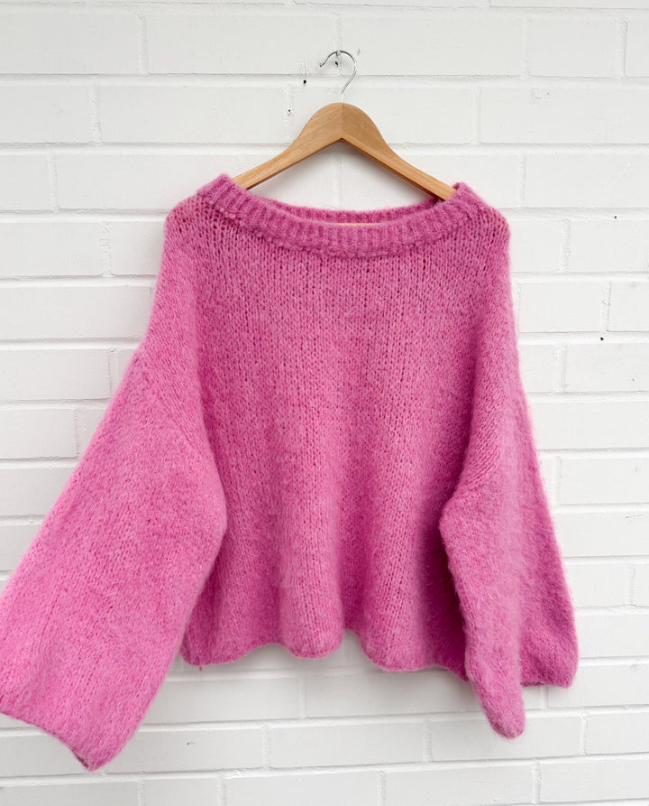 STRICKPULLOVER cozy - versch. Farben