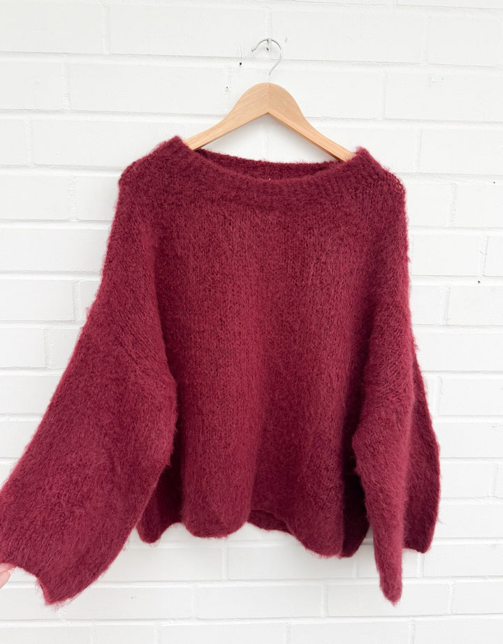 STRICKPULLOVER cozy - versch. Farben