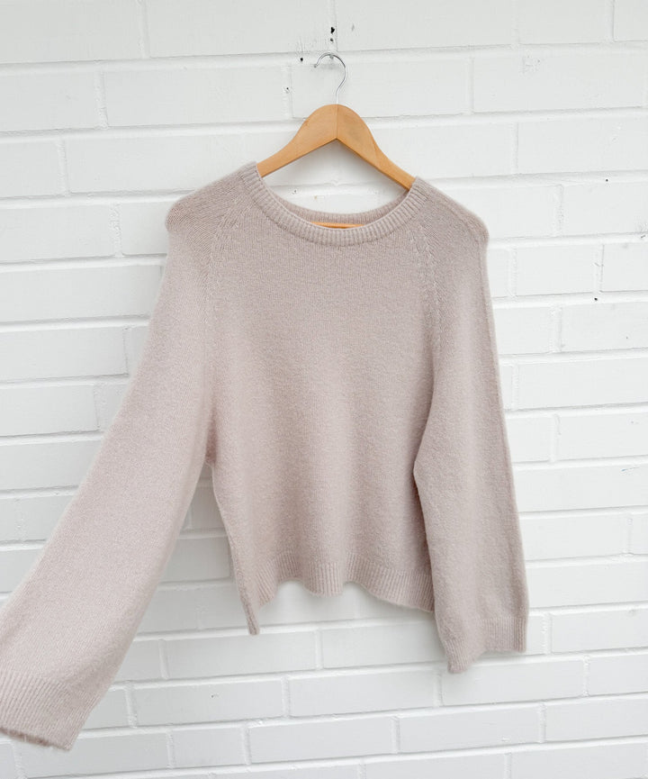 PREMIUM ALPAKA BASIC PULLOVER - versch. Farben