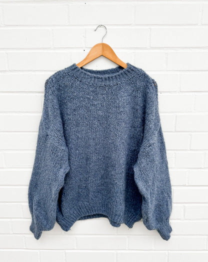 OVERSIZE STRICKPULLOVER DONJA - versch. Farben