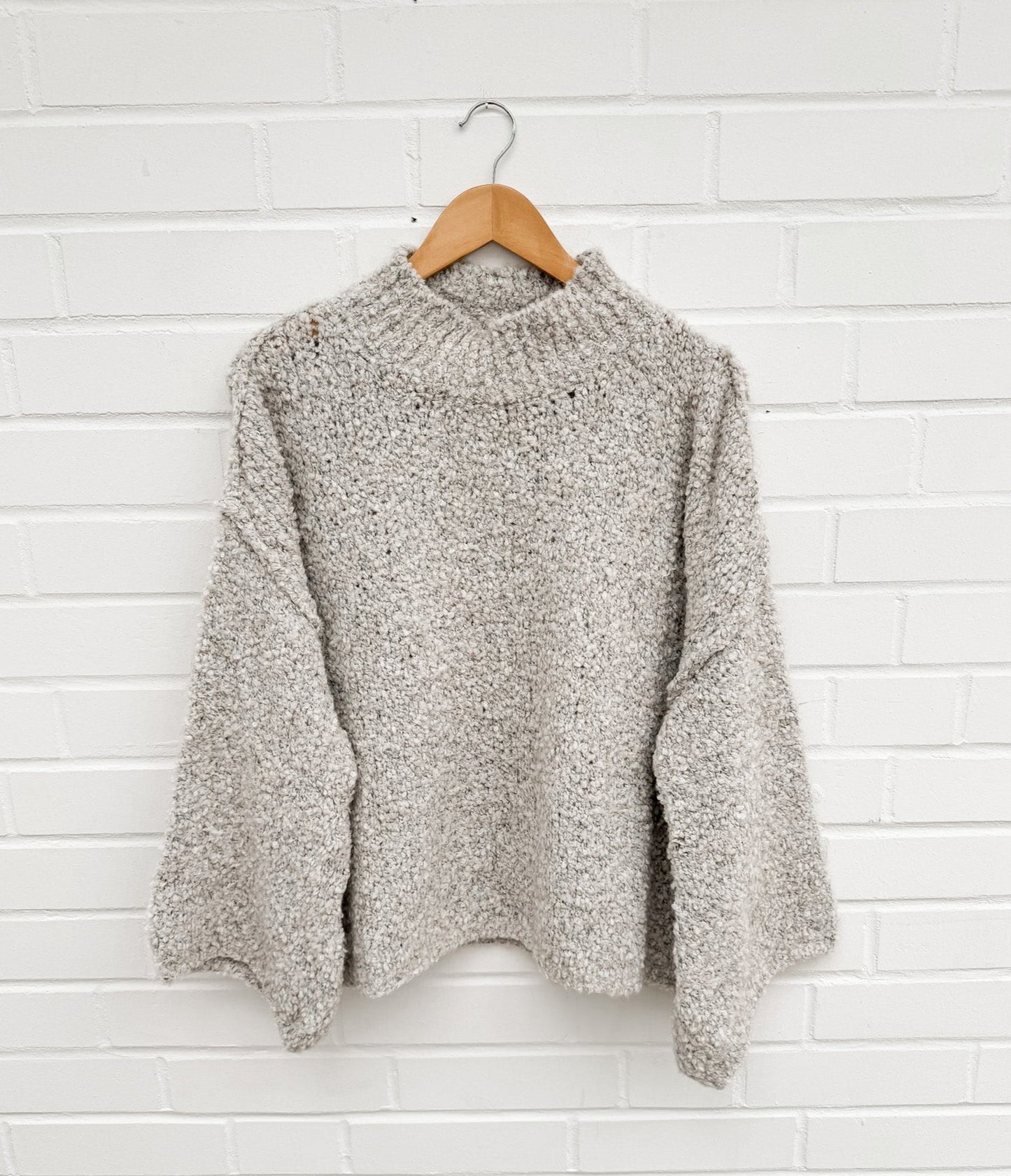 BOUCLE STRICKPULLOVER NONA - Versch. Farben