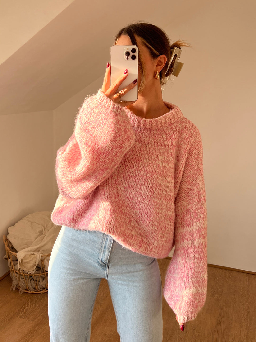 BASIC STRICKPULLOVER DONA - Versch. Farben