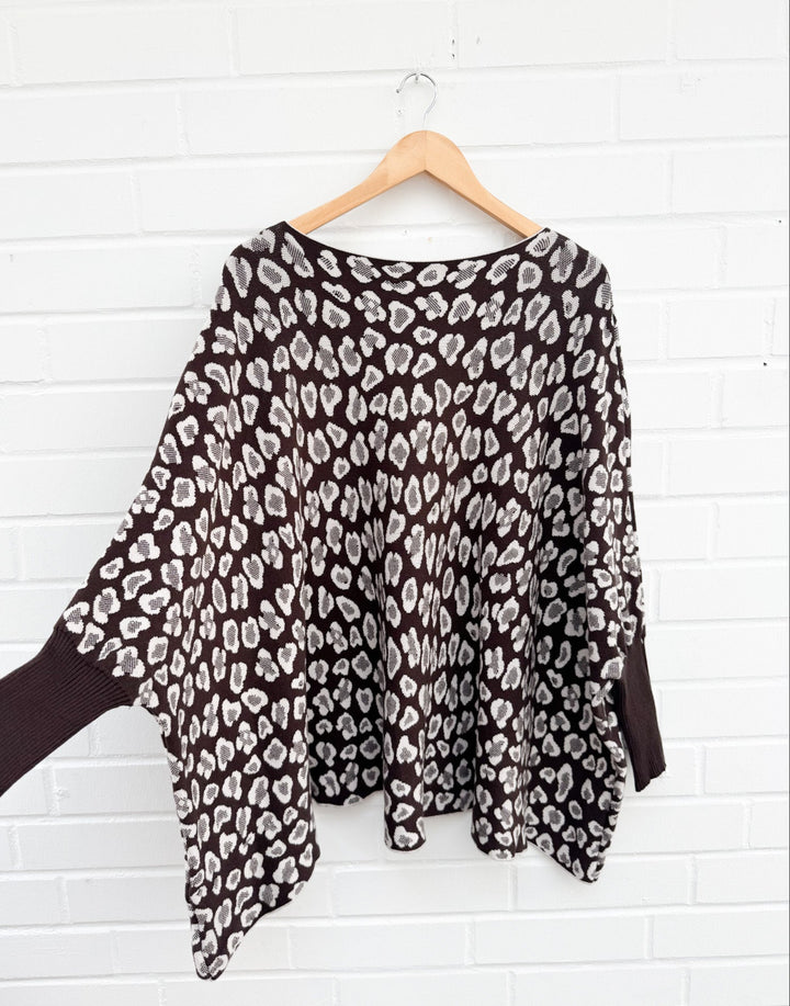 OVERSIZE BASIC STRICKPULLOVER LEO - versch. Farben