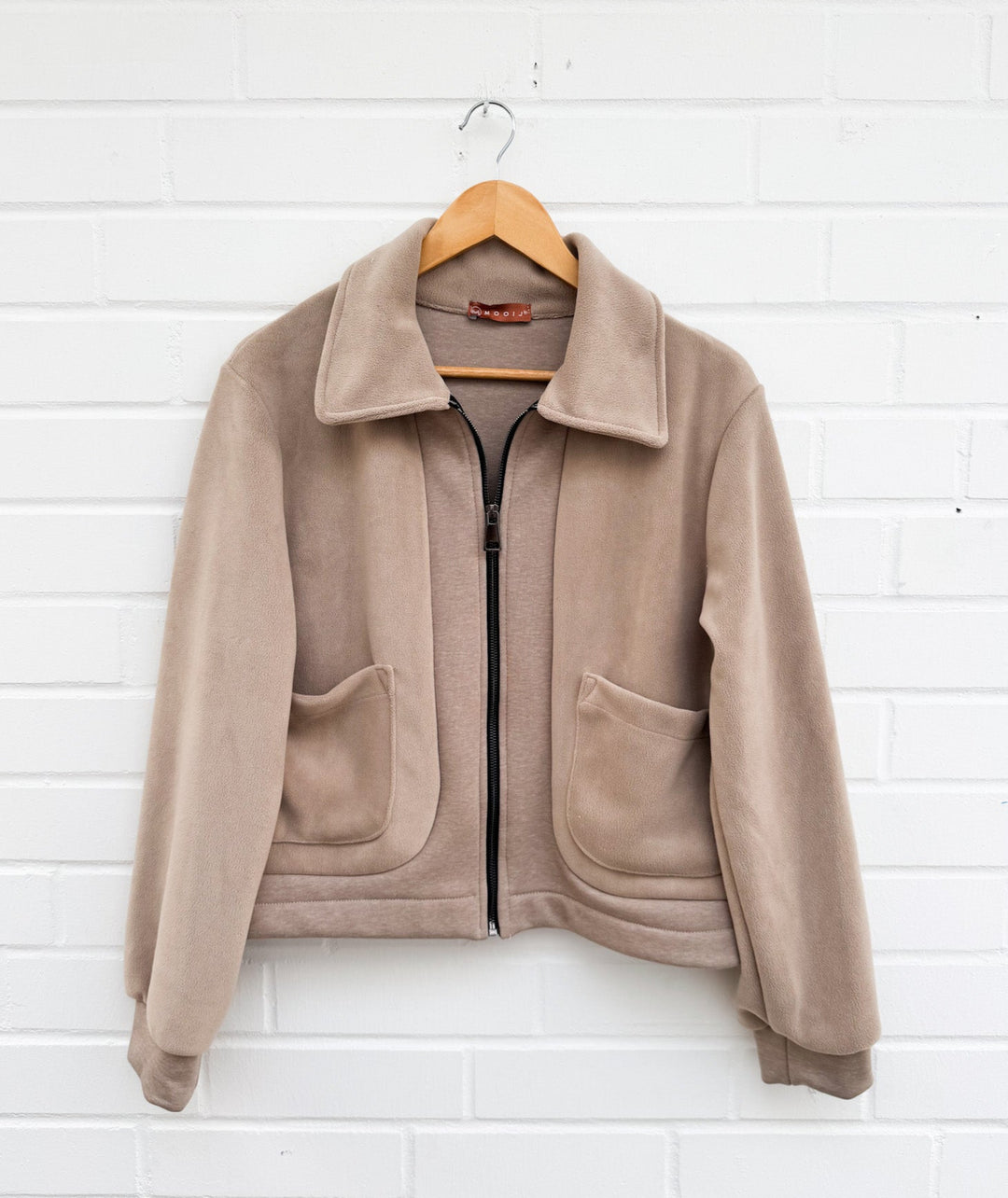 FLEECE JACKE mit Jersay - versch. Farben