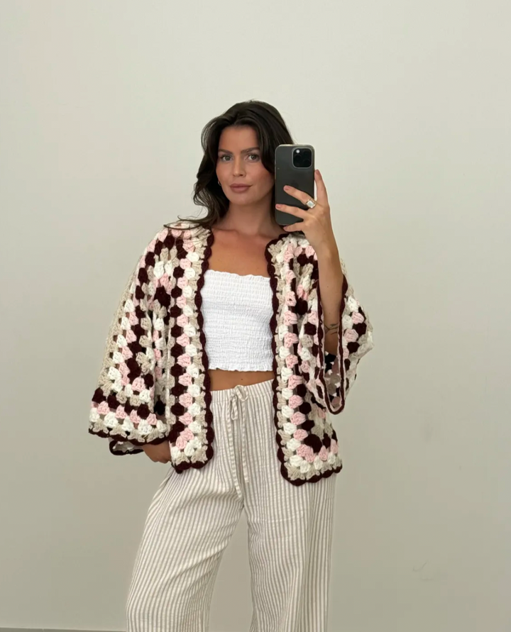 HANDMADE HÄKEL JACKE offen