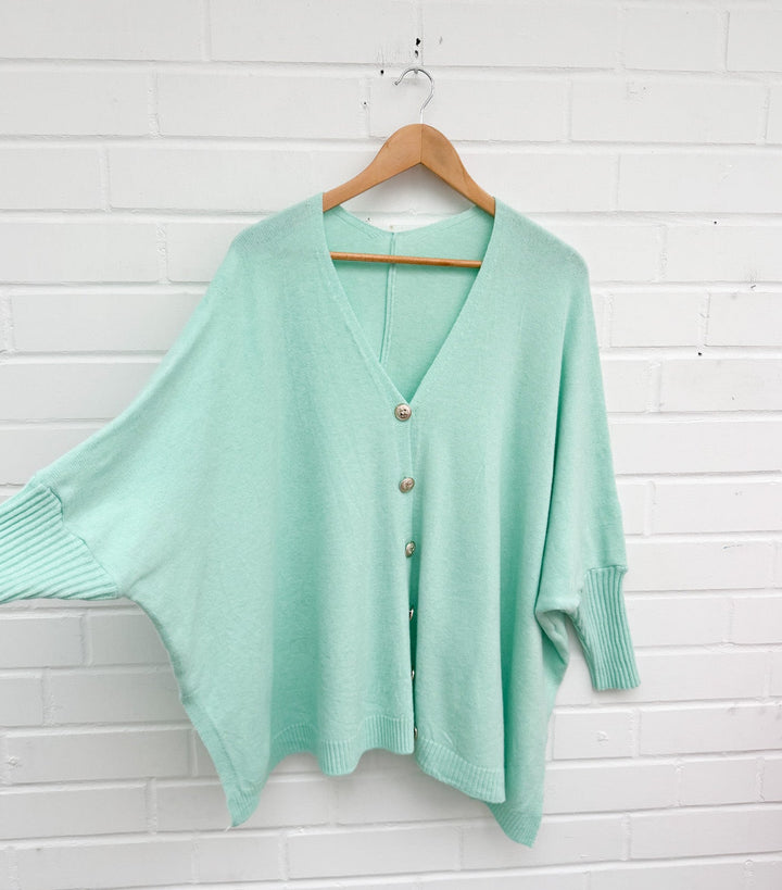 SOFT OVERSIZE STRICKJACKE MADRID - versch. Farben