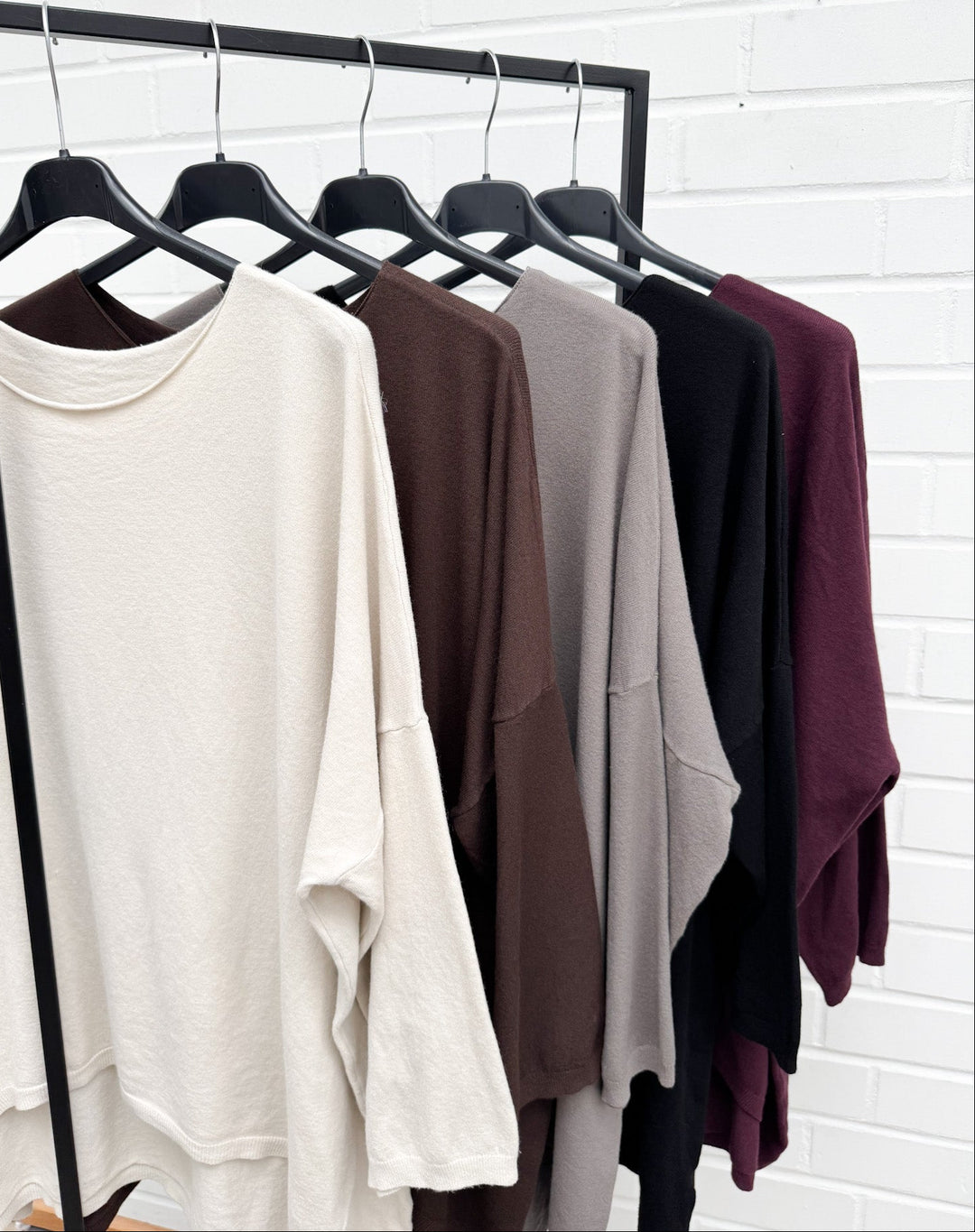 OVERSIZE STRICKPULLOVER EMBA - versch. Farben