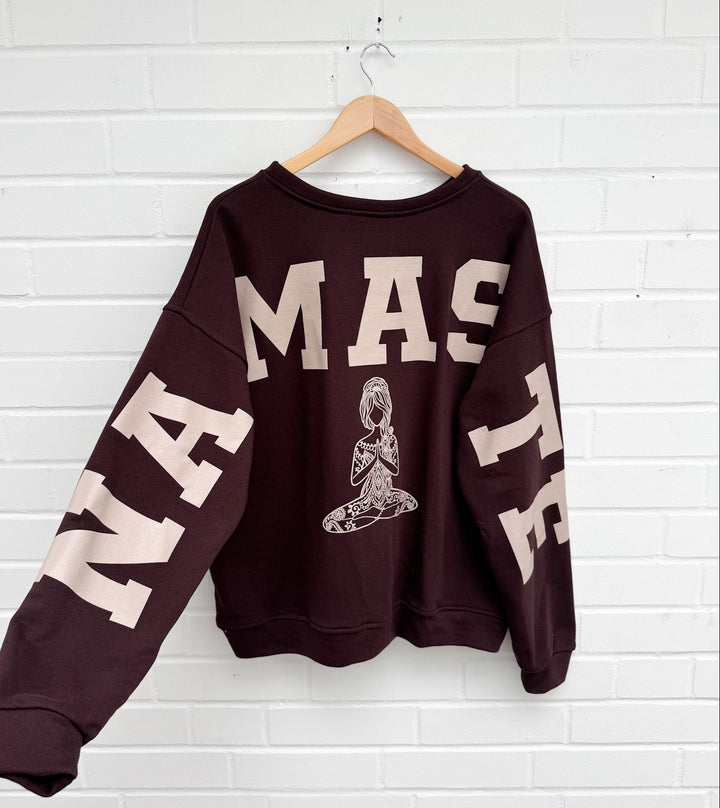 SWETAHSIRT NAMASTE - braun