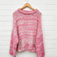 OVERSIZE STRICKPULLOVER MULTI DONA - Pink