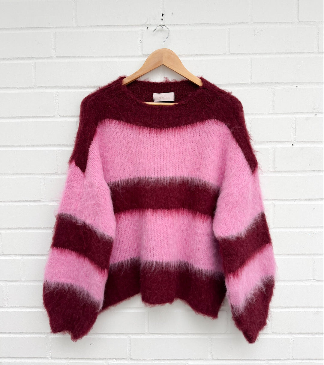COZY STRIPE STRICKPULLOVER - versch. Farben