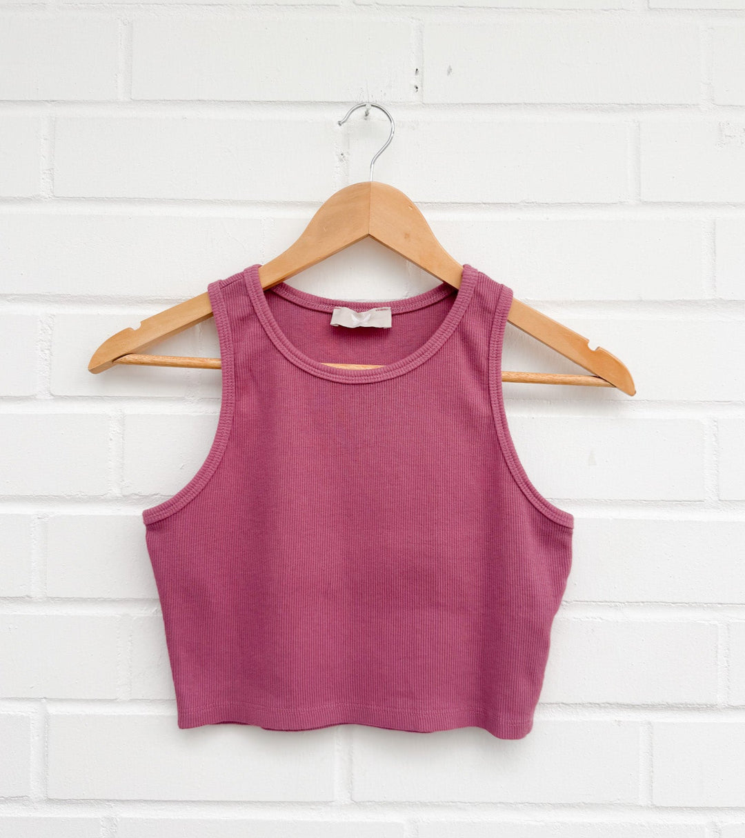 BASIC CROP TOP - versch. Farben
