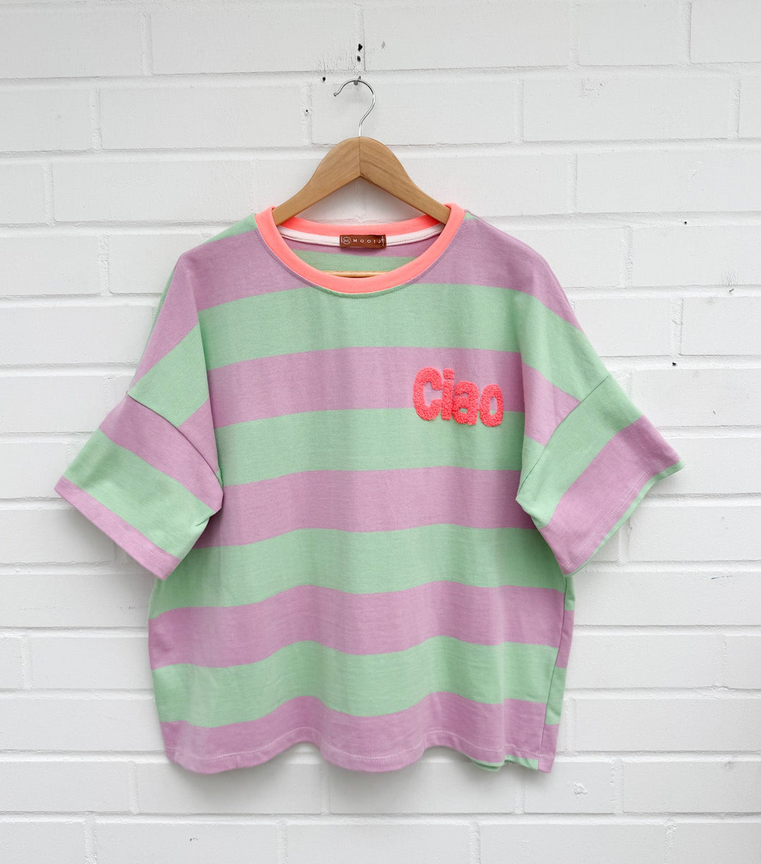 STREIFEN CIAO T-SHIRT - versch. Farben