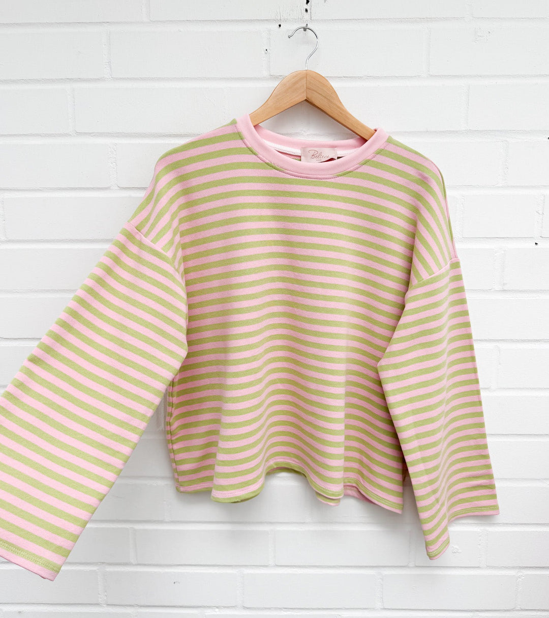 LOCKERES STREIFEN LANGARM SHIRT MON - versch. Farben