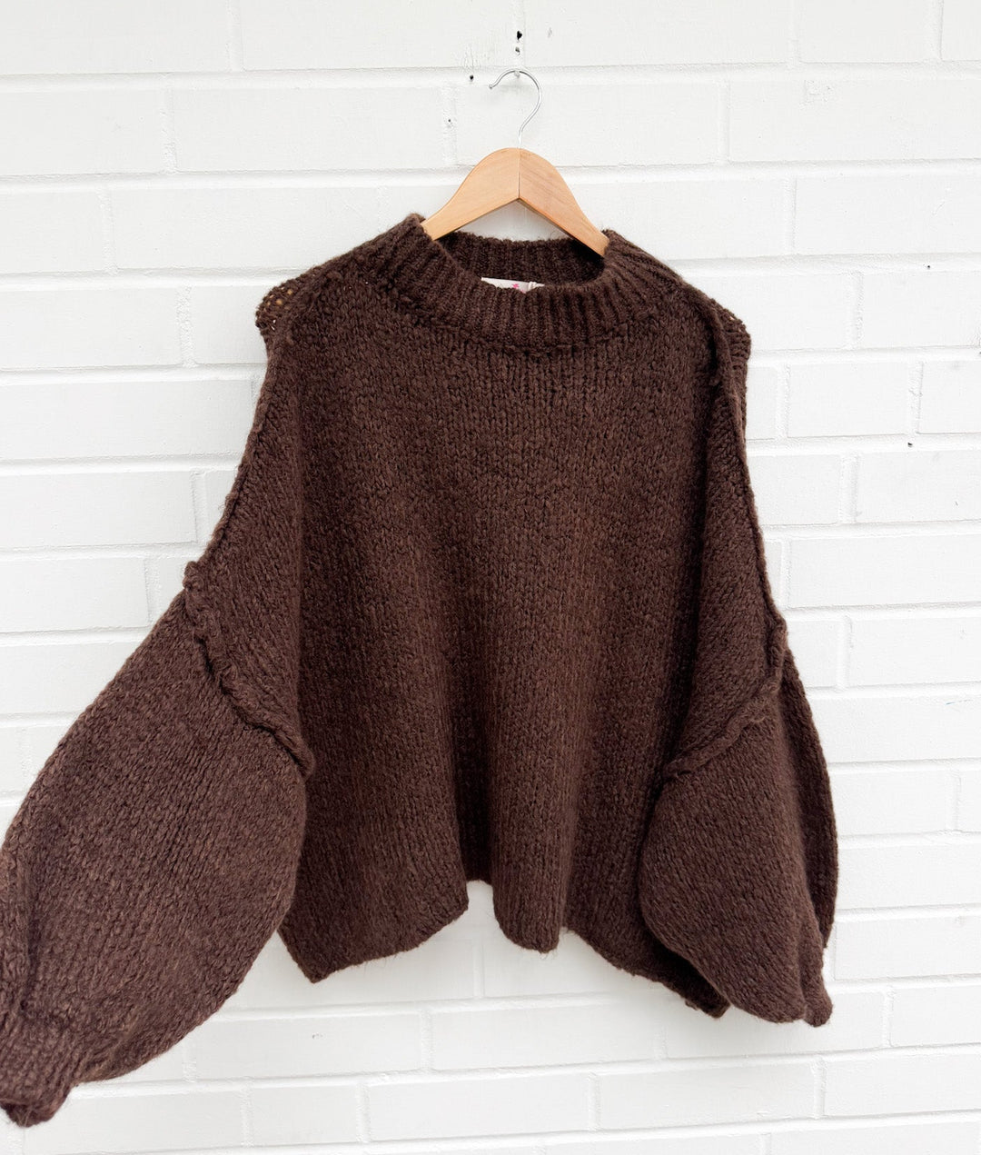 OVERSIZE STRICKPULLOVER MID MAIRA - versch. Farben
