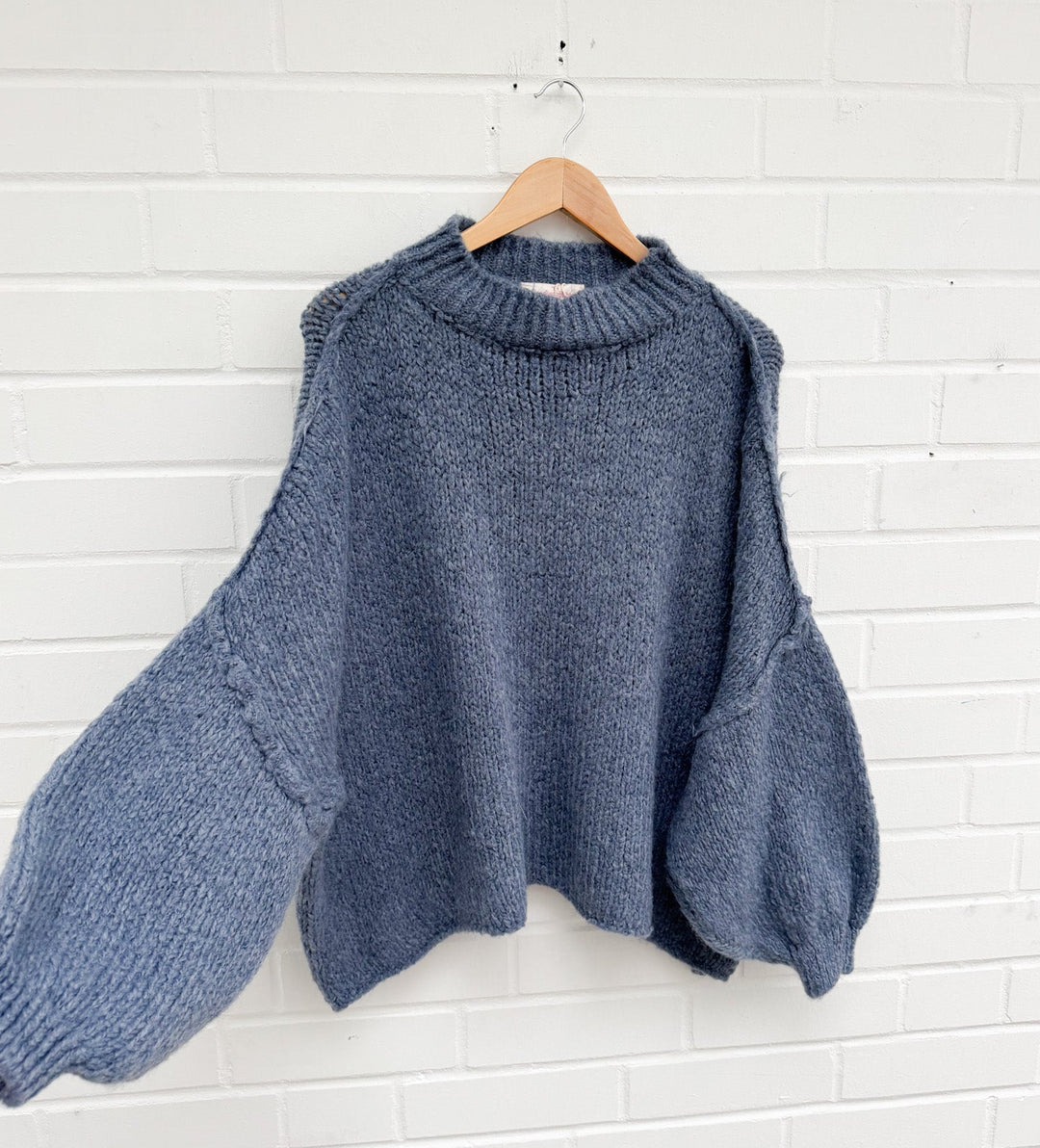 OVERSIZE STRICKPULLOVER MID MAIRA - versch. Farben