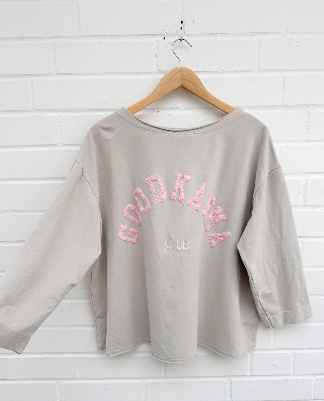 OVERSIZE LAMGARM SHIRT GOOD KARMA - versch. Farben