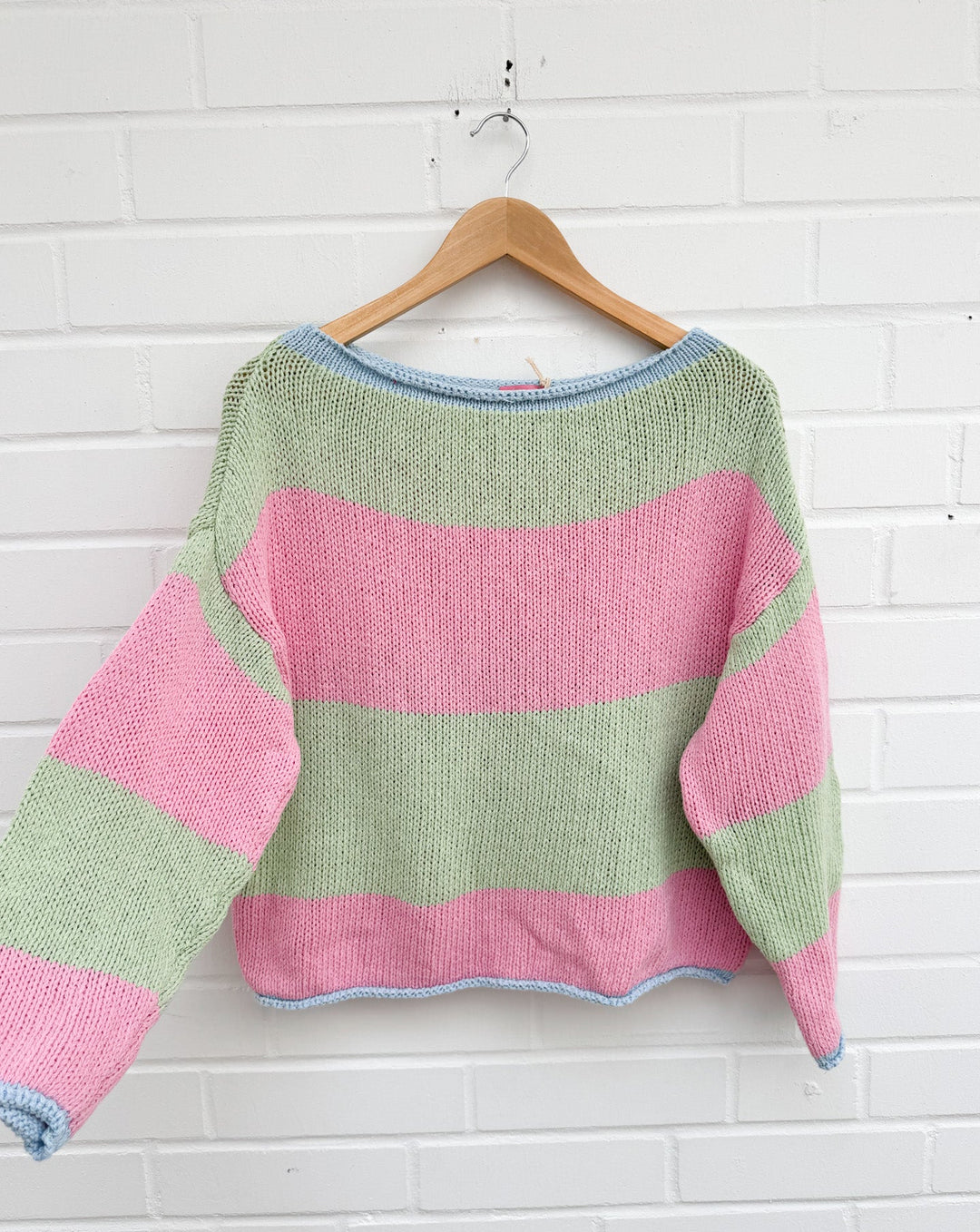 COTTON STRIPE PULLOVER - versch. Farben