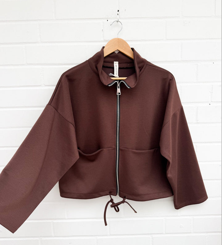 SWEATJACKE MINA mit Taschen - versch. Farben