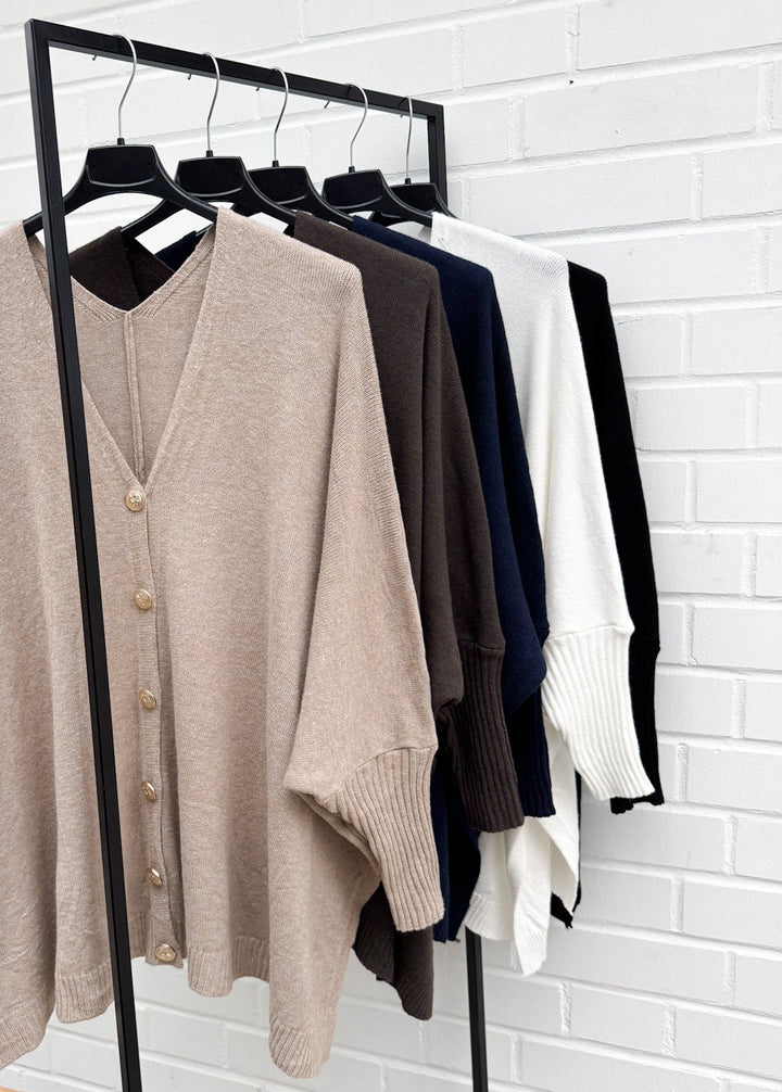 SOFT OVERSIZE STRICKJACKE MADRID - versch. Farben