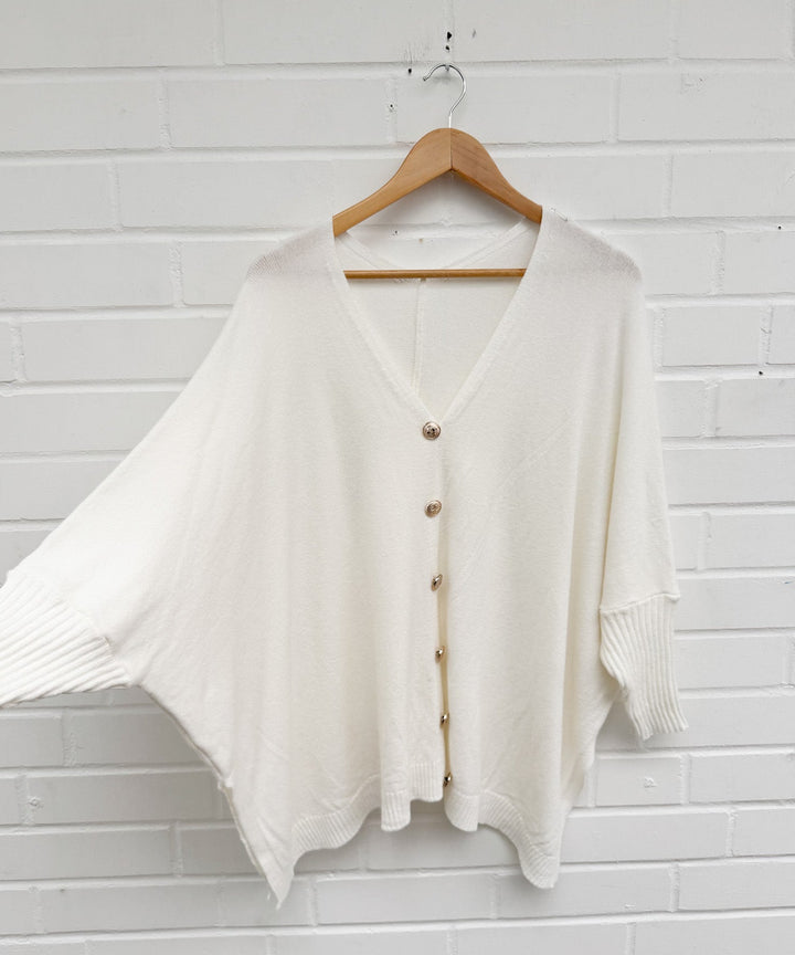 SOFT OVERSIZE STRICKJACKE MADRID - versch. Farben