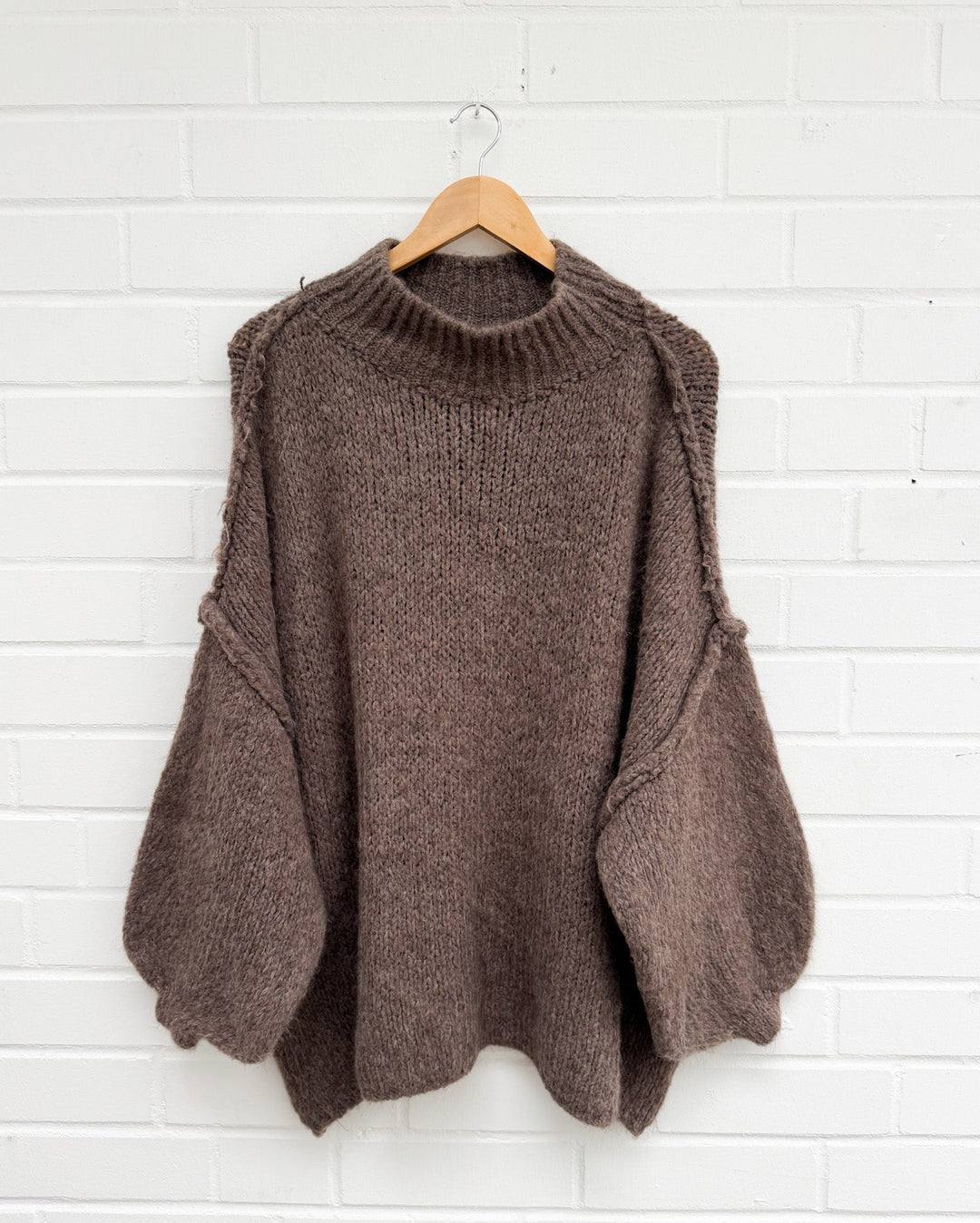 OVERSIZE STRICKPULLOVER MAIRA Eins - versch. Farben