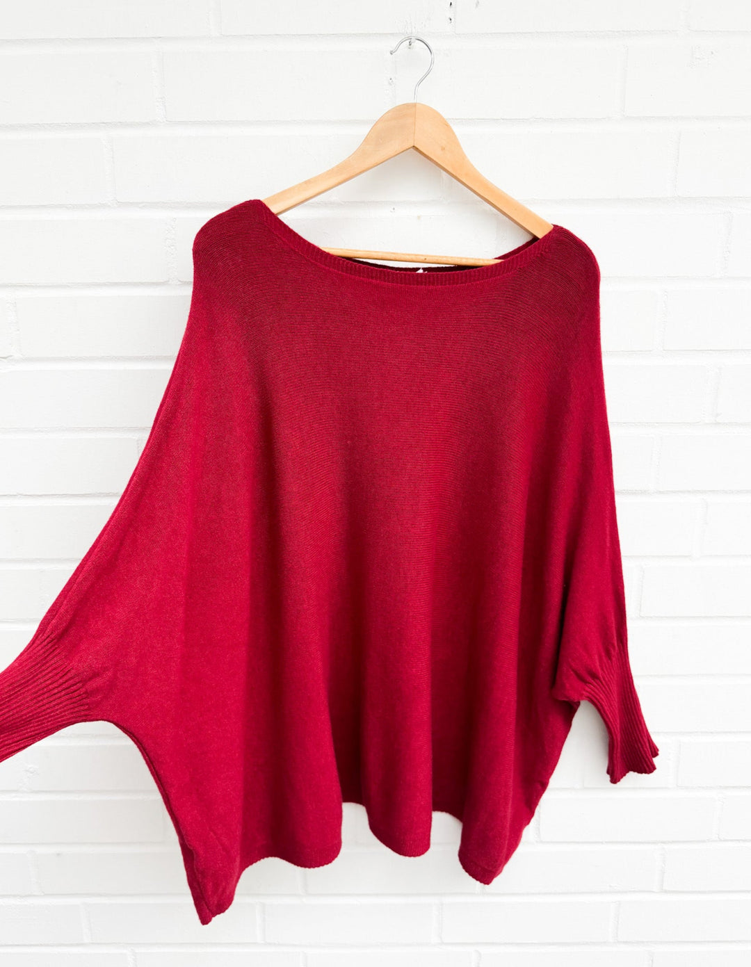 OVERSIZE BASIC STRICKPULLOVER - versch. Farben