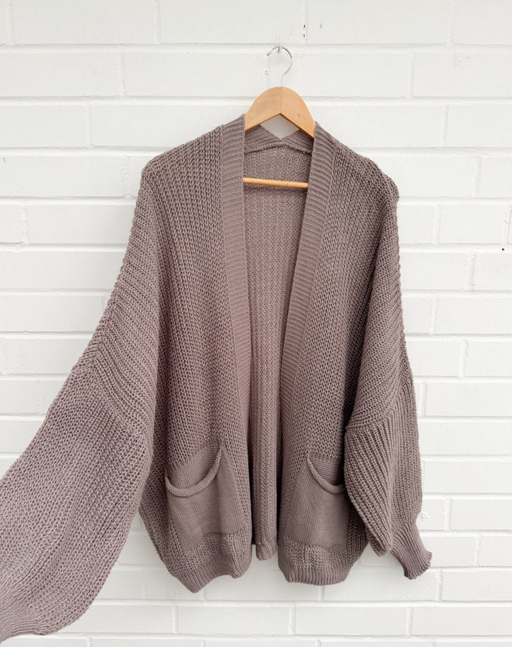 OVERSIZE BASIC CARDIGAN- versch. Farben
