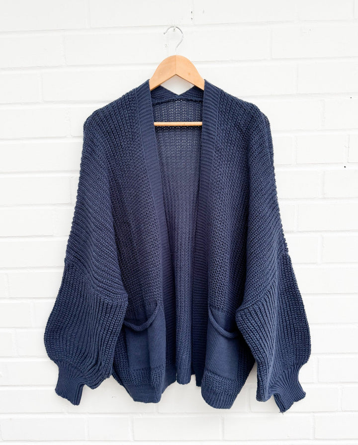 OVERSIZE BASIC CARDIGAN- versch. Farben