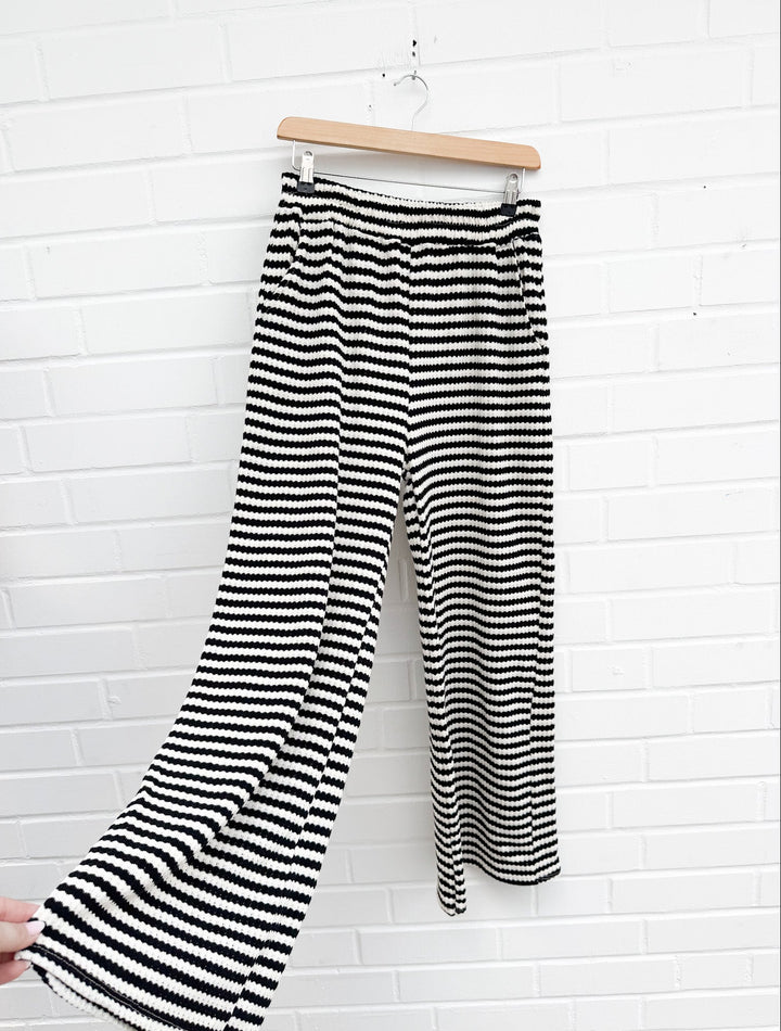LOCKERE STREIFEN HOSE NESSA - versch. Farben