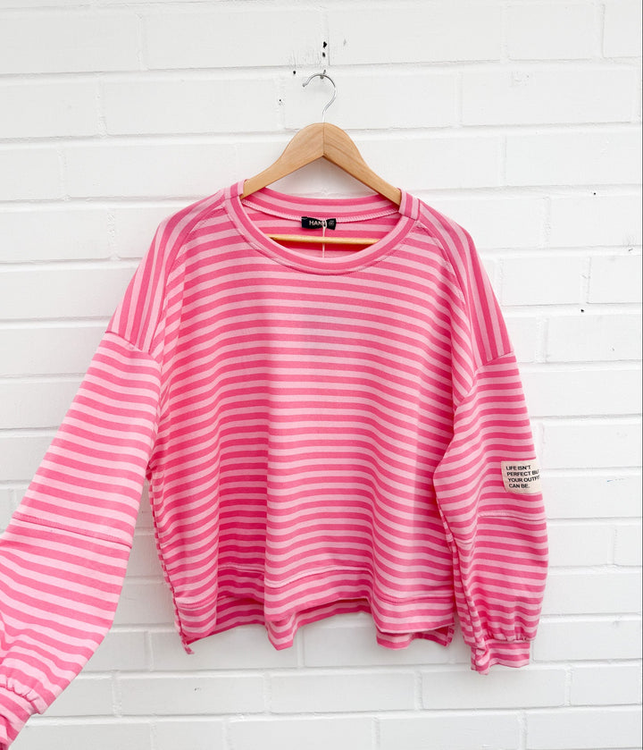 LEICHTES STREIFEN SWEATSHIRT JUTTA - versch. Farben