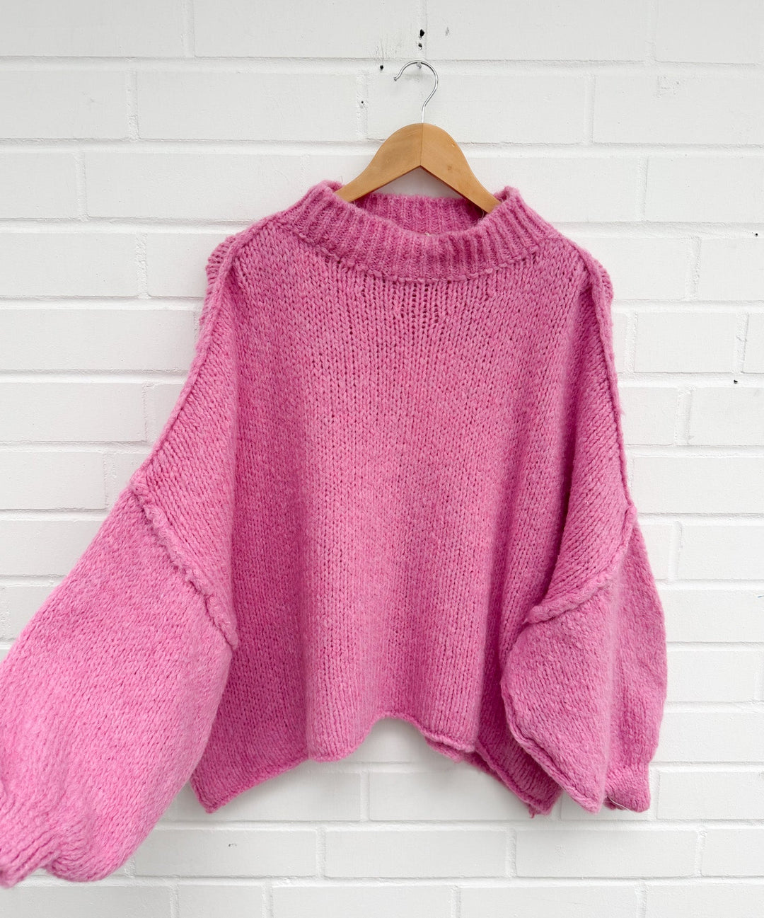 OVERSIZE STRICKPULLOVER MID MAIRA - versch. Farben