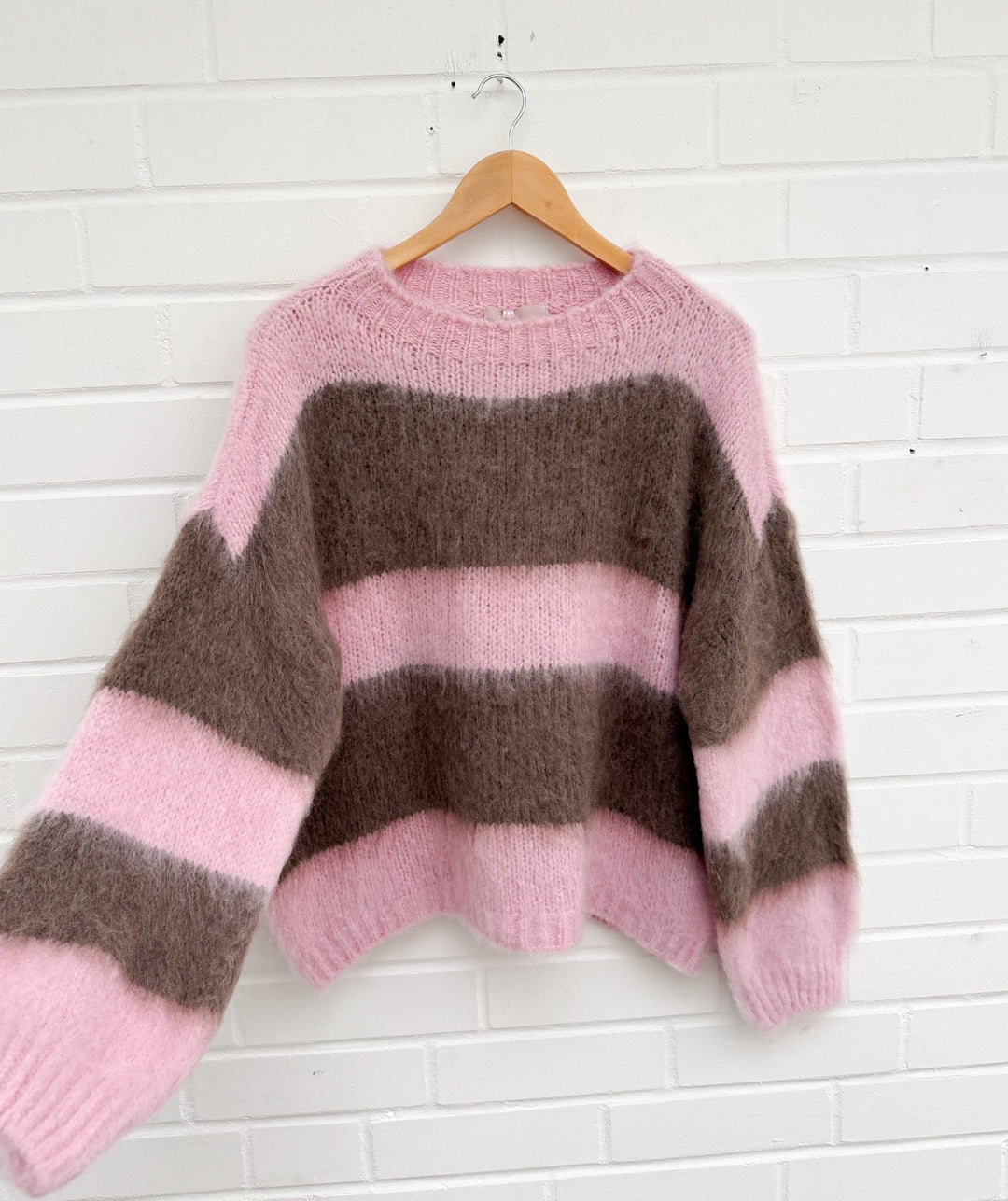 COZY STRIPE STRICKPULLOVER - versch. Farben